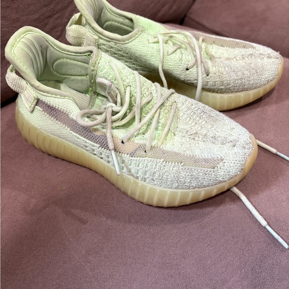 Yeezy Light Green Sneakers